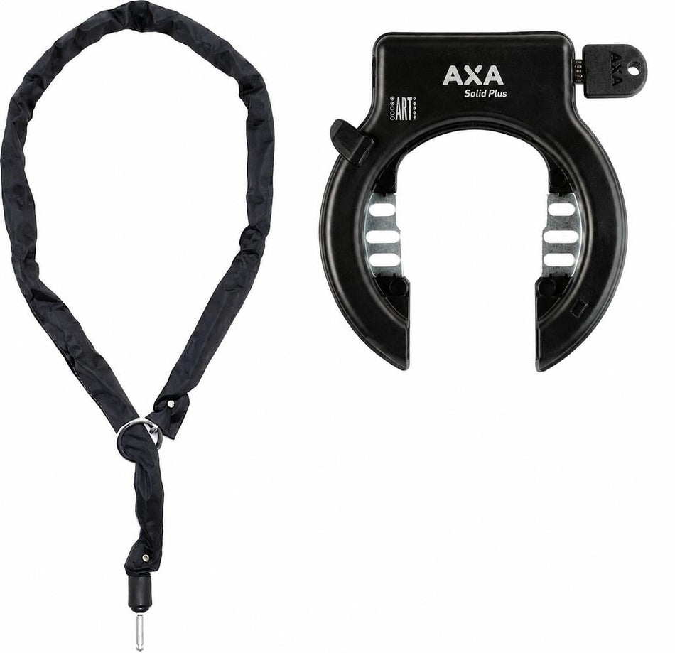 AXA Solid Ringslot + Insteekketing gemonteerd