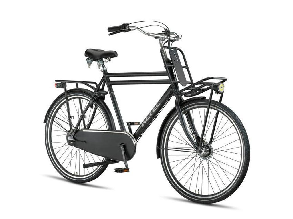 Altec Retro Transportfiets Mat Zwart - Vergrote foto