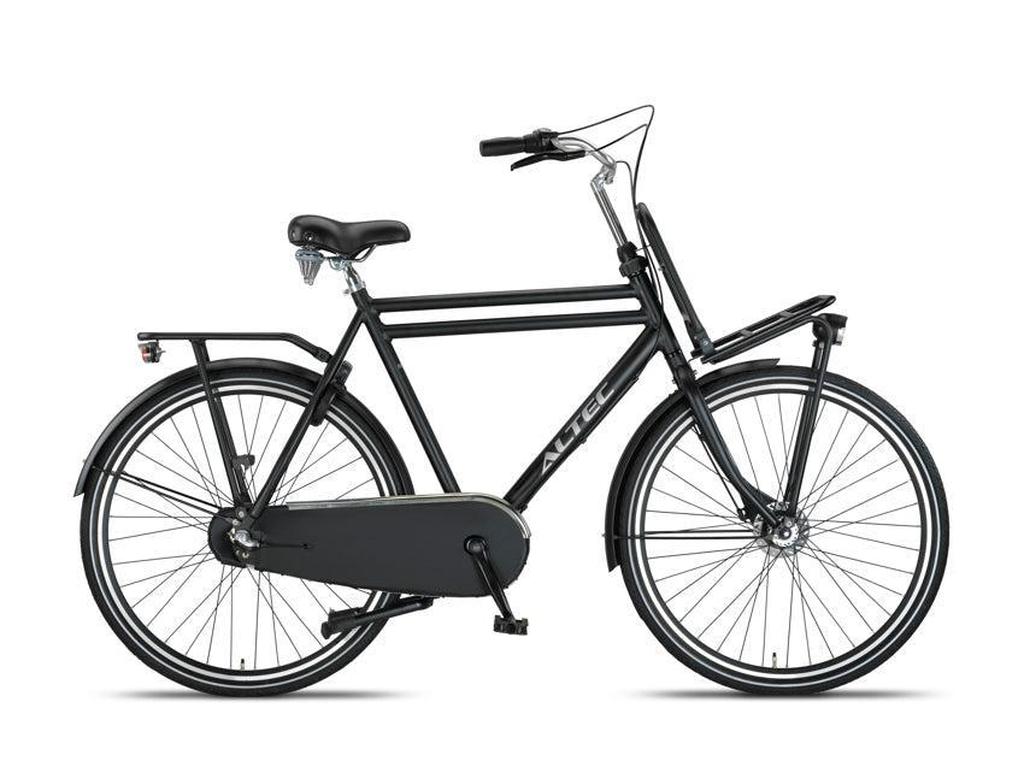 Altec Retro Transportfiets Mat Zwart - Vergrote foto