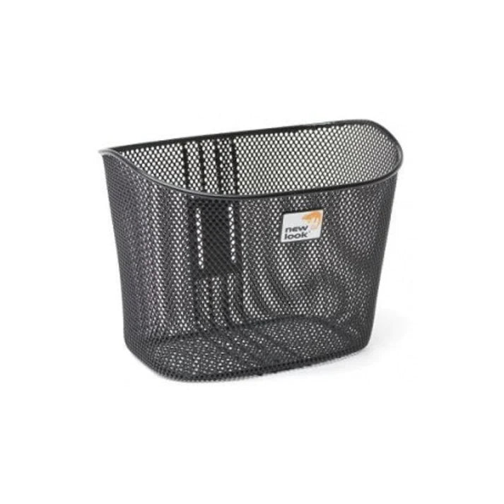 Bicycle basket black (incl. mounting)